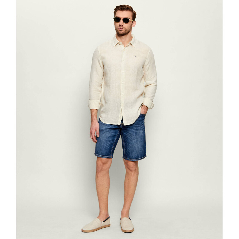 Tommy Hilfiger Lněné espadrilky CHAMBRAY