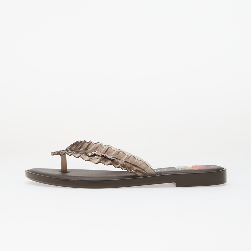 Melissa Flip Flop Slim + Ganni Ad Brown 115646569
