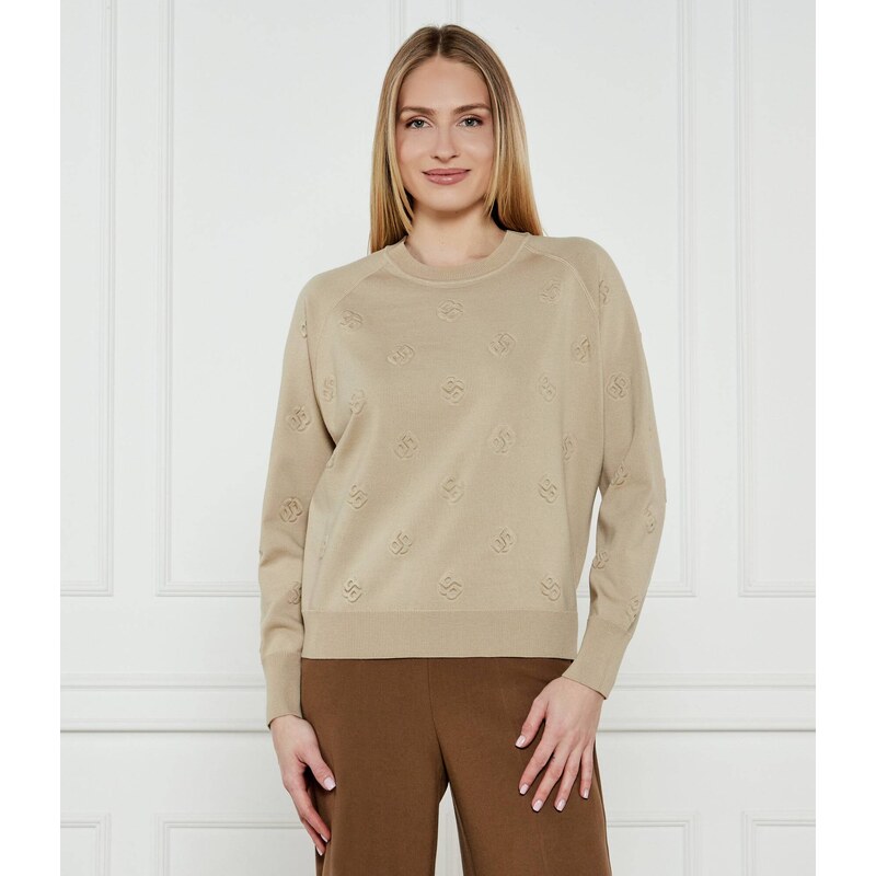 BOSS BLACK Vlněný svetr Furbani | Regular Fit