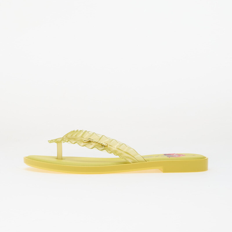 Melissa Flip Flop Slim + Ganni Ad Yellow 115646566