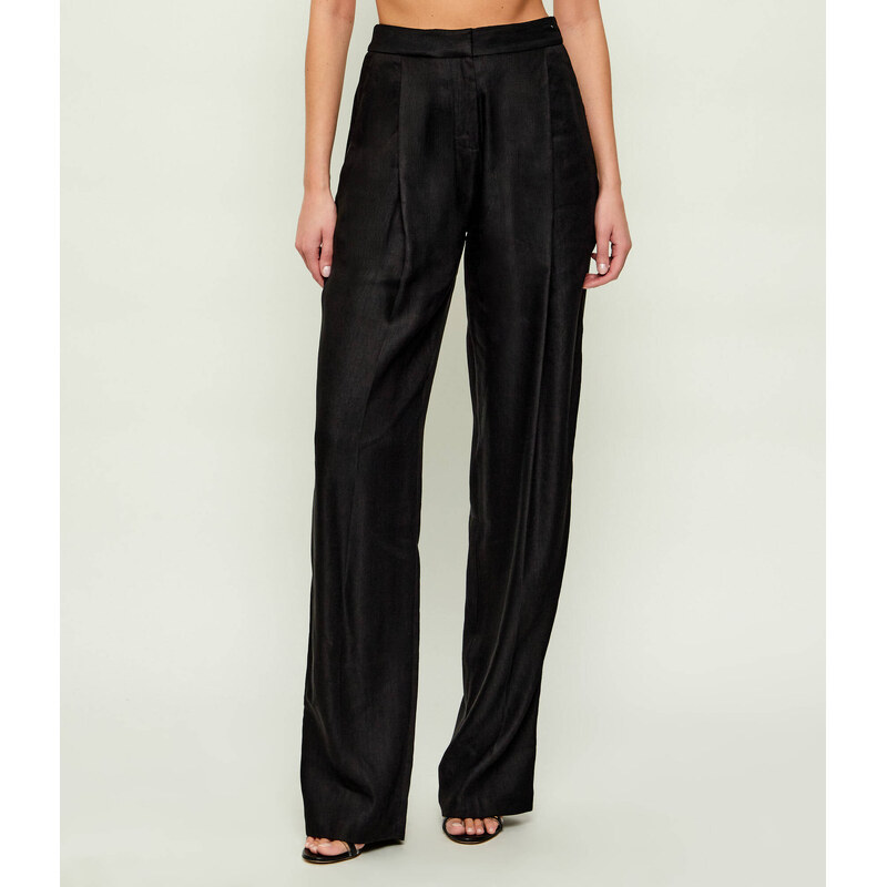 Elisabetta Franchi Lněné kalhoty | regular fit