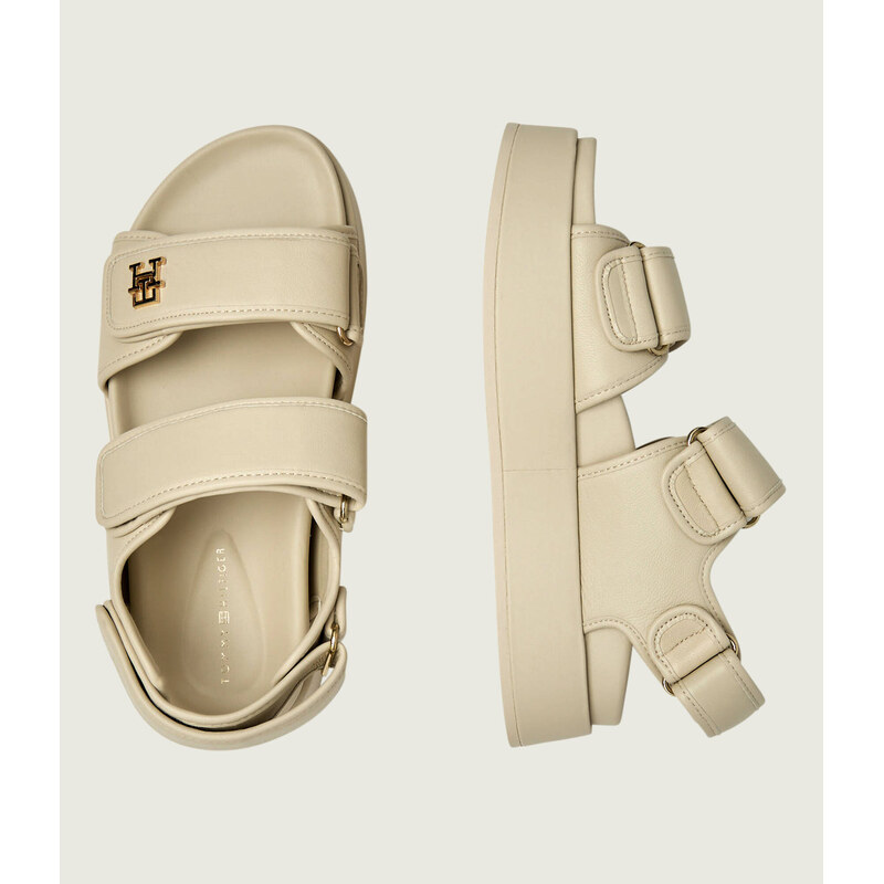 Tommy Hilfiger Kožené sandály