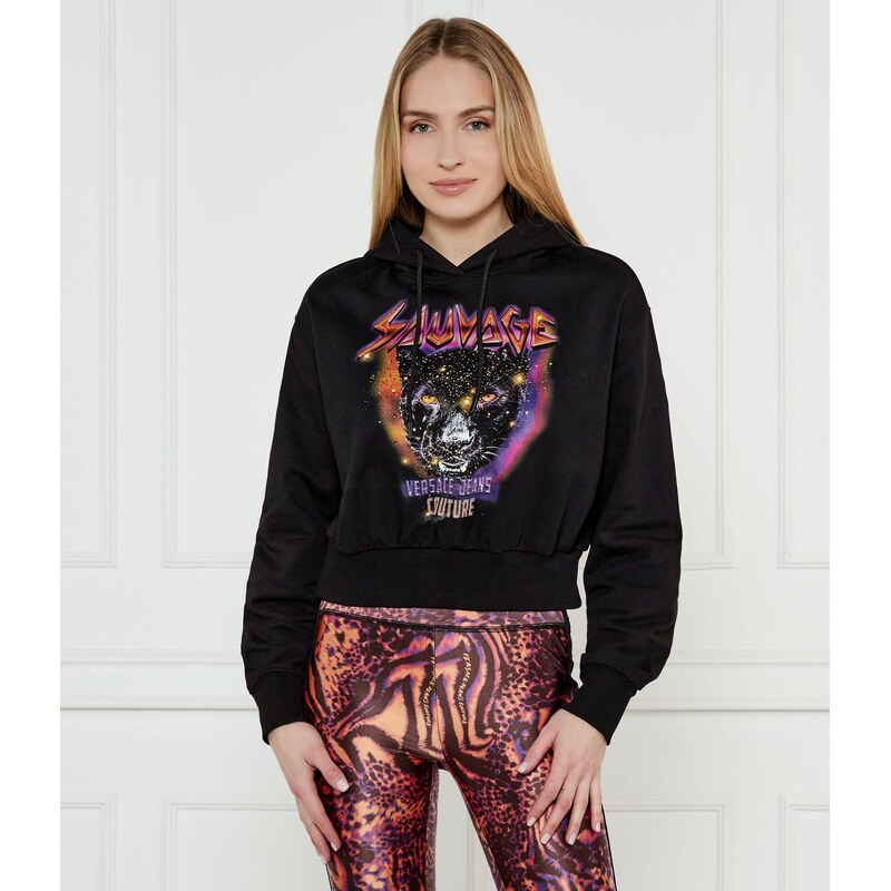 Versace Jeans Couture Mikina Sauvage Panther | Loose fit