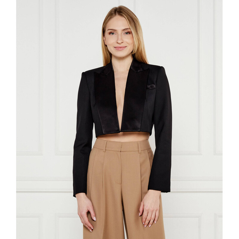 Pinko Blejzr SPENCER | Cropped Fit | s příměsí vlny 103708114