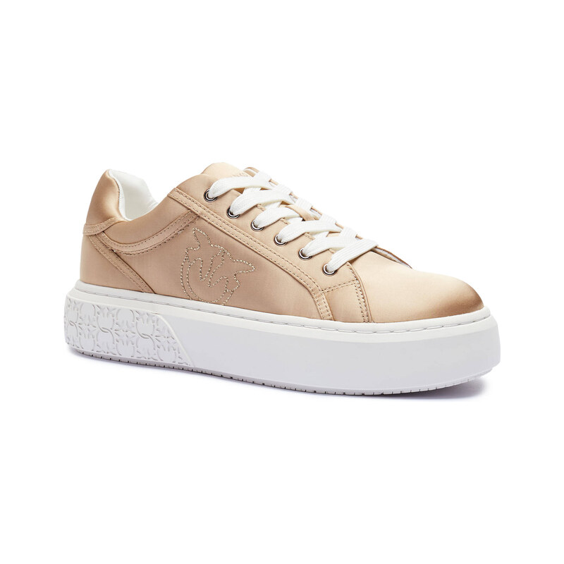 Pinko Tenisky YOKO 11 s přídavkem kůže 103691140