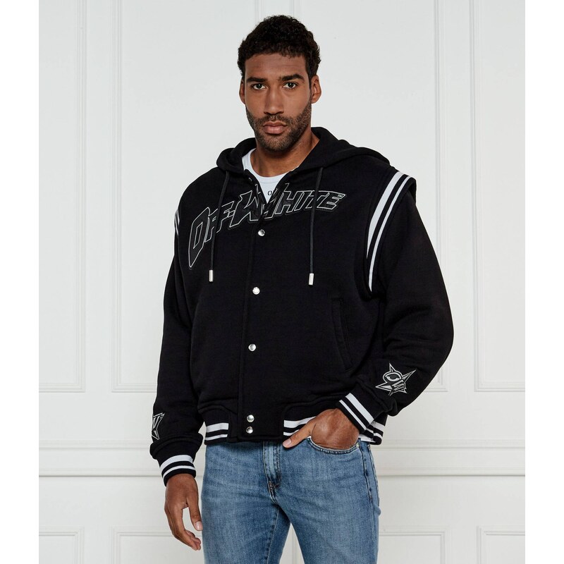 Pánský bomber značky OFF-WHITE ve černé barvě