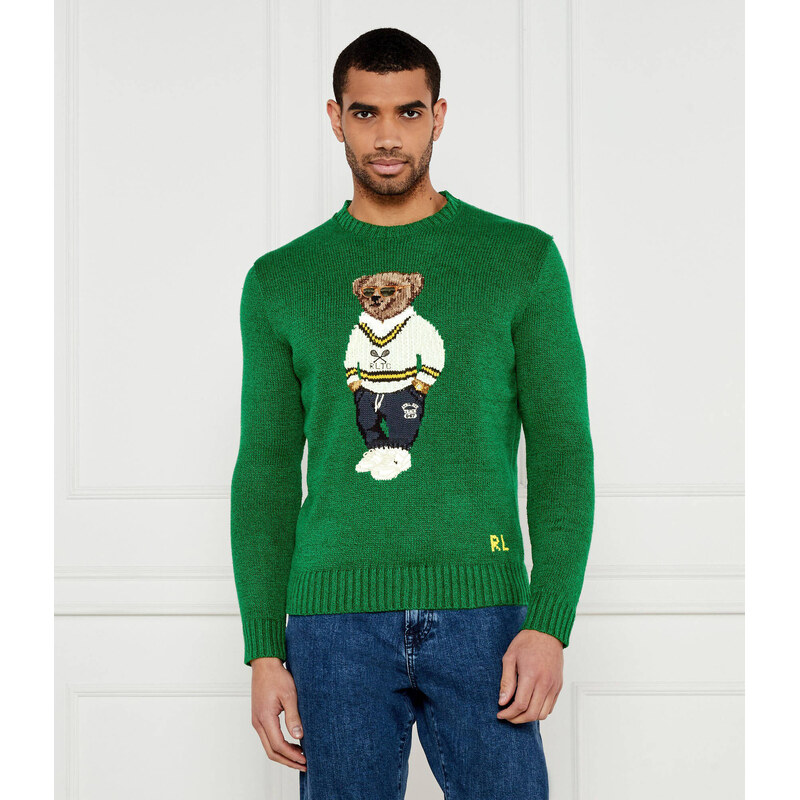POLO RALPH LAUREN Lněný svetr | Regular Fit