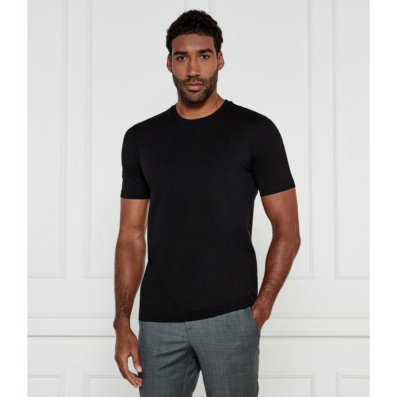 HUGO Tričko Dimerstee | Slim Fit | stretch