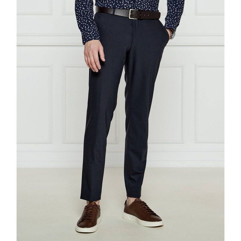 BOSS BLACK Kalhoty P-Genius-CW-WG-251 | Slim Fit | s příměsí