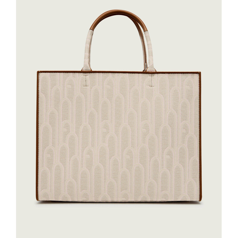Furla Kabelka shopper FURLA OPPORTUNITY s přídavkem kůže 114521039