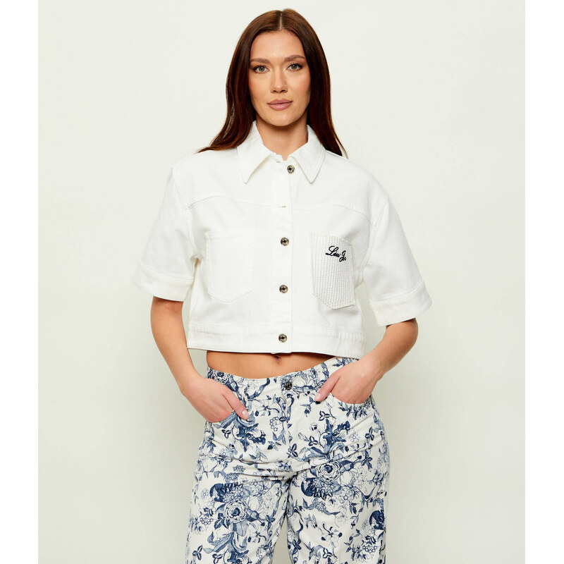 Liu Jo Džínová bunda | Cropped Fit