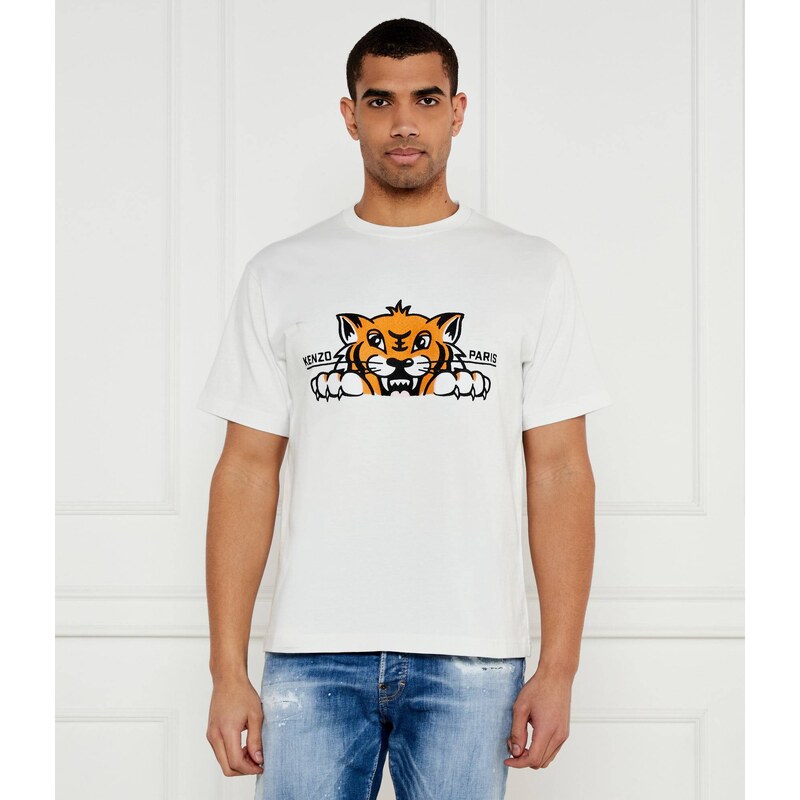 Kenzo Tričko HAPPY TIGER | Oversize fit