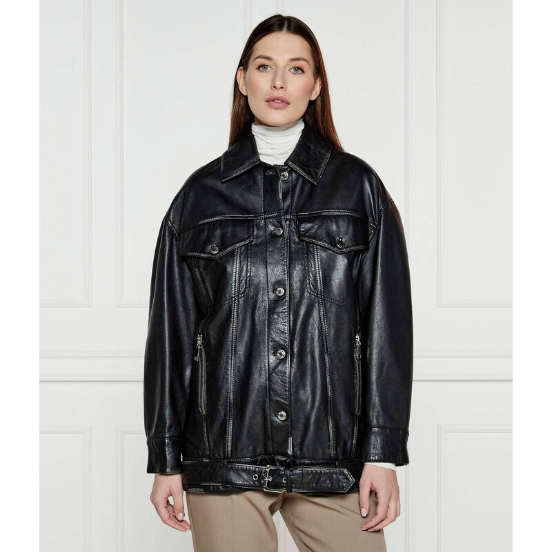 MAX&Co. Kůžoná bunda BEGONIA | Oversize fit