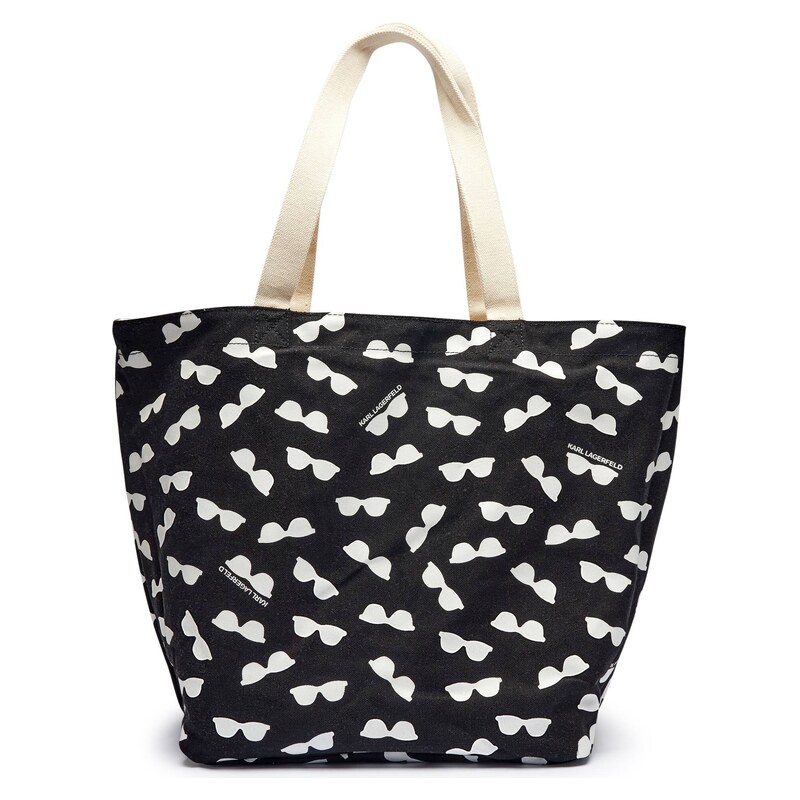 Karl Lagerfeld Oboustranná kabelka shopper K/SUNGLASSES RVRSBL