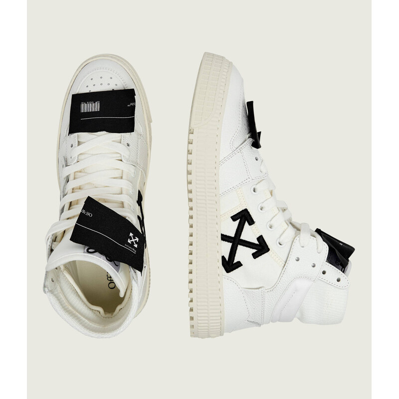 OFF-WHITE Kožené tenisky M-3.0 OFF COURT