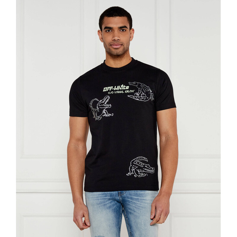 OFF-WHITE Tričko Paradis | Slim Fit