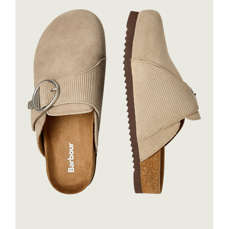 Barbour Pantofle typu mules Kyra | semiš