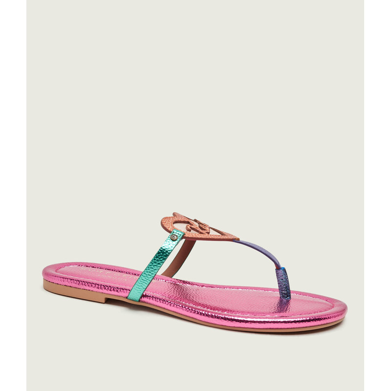 Kurt Geiger Kožené žabky HEART