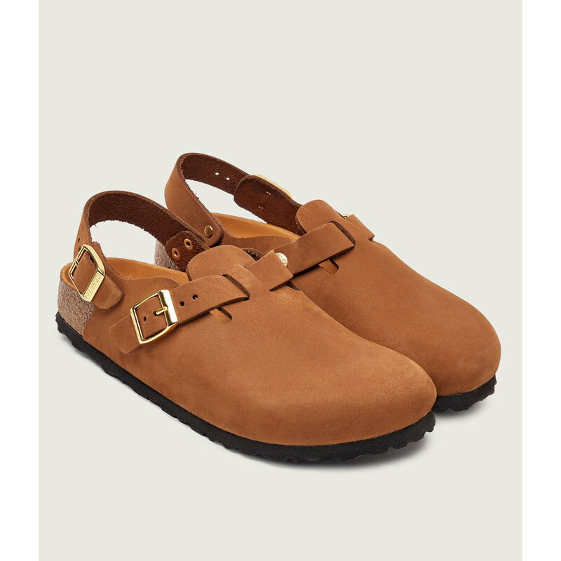 Birkenstock Kožené pantofle typu mules Tokio | narrow fit