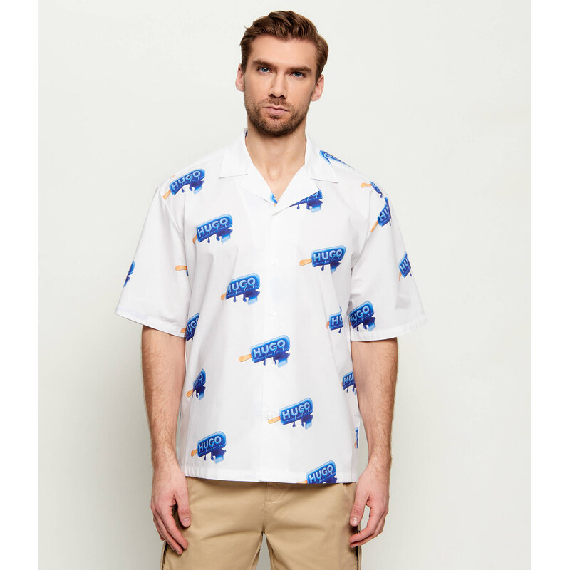 Hugo Blue Košile Eligino | Loose fit