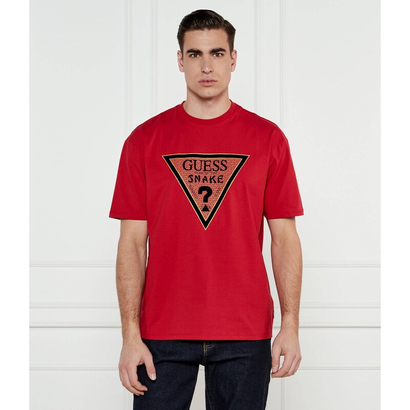 GUESS Tričko Snake | Oversize fit