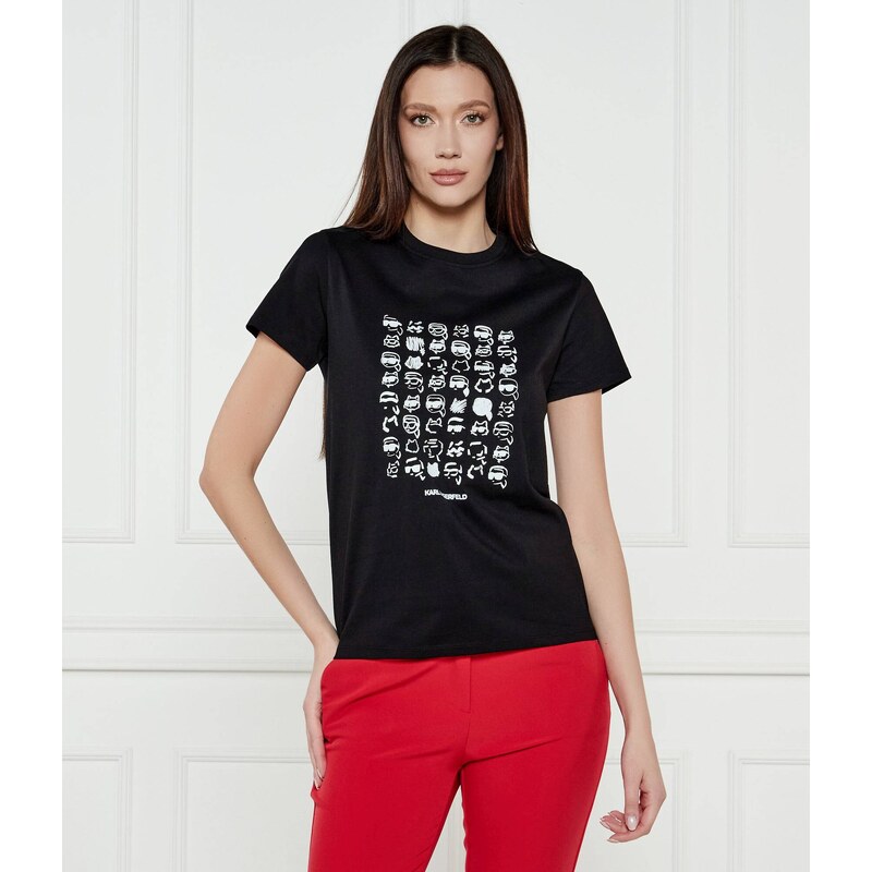Karl Lagerfeld Tričko Ikon Seasonal Logo | regular fit