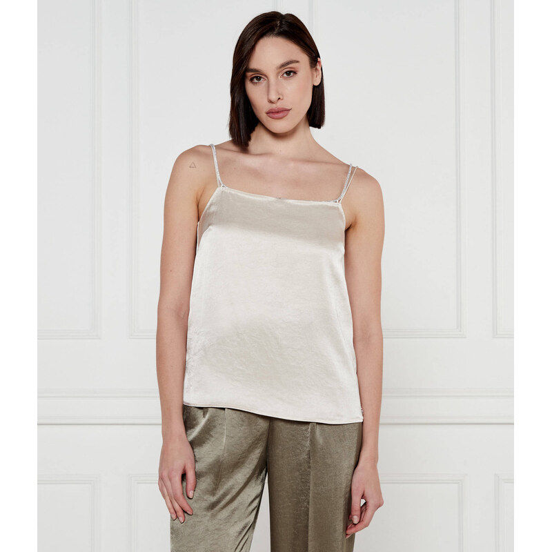 Marc Cain Saténový top | Regular Fit