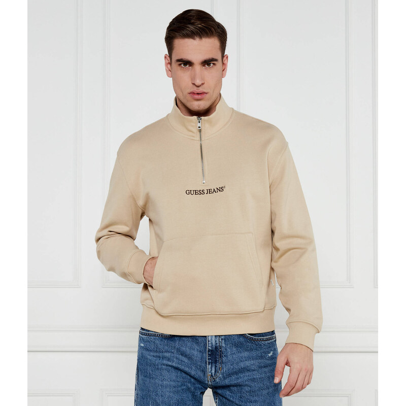 Guess Jeans Mikina HALF ZIP | regular fit