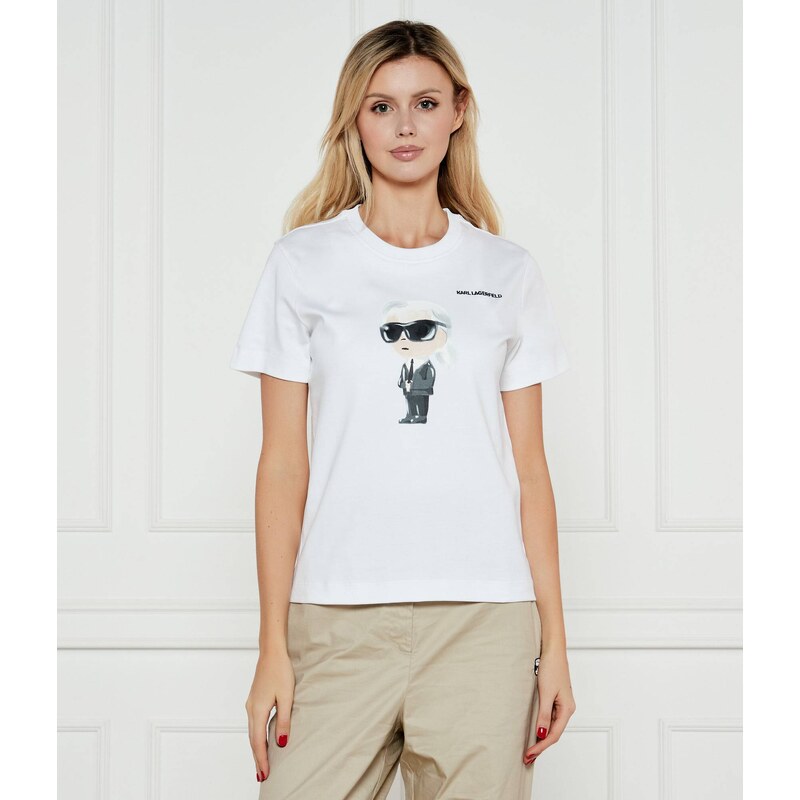Karl Lagerfeld Tričko IKON AQUARELLE K | Regular Fit