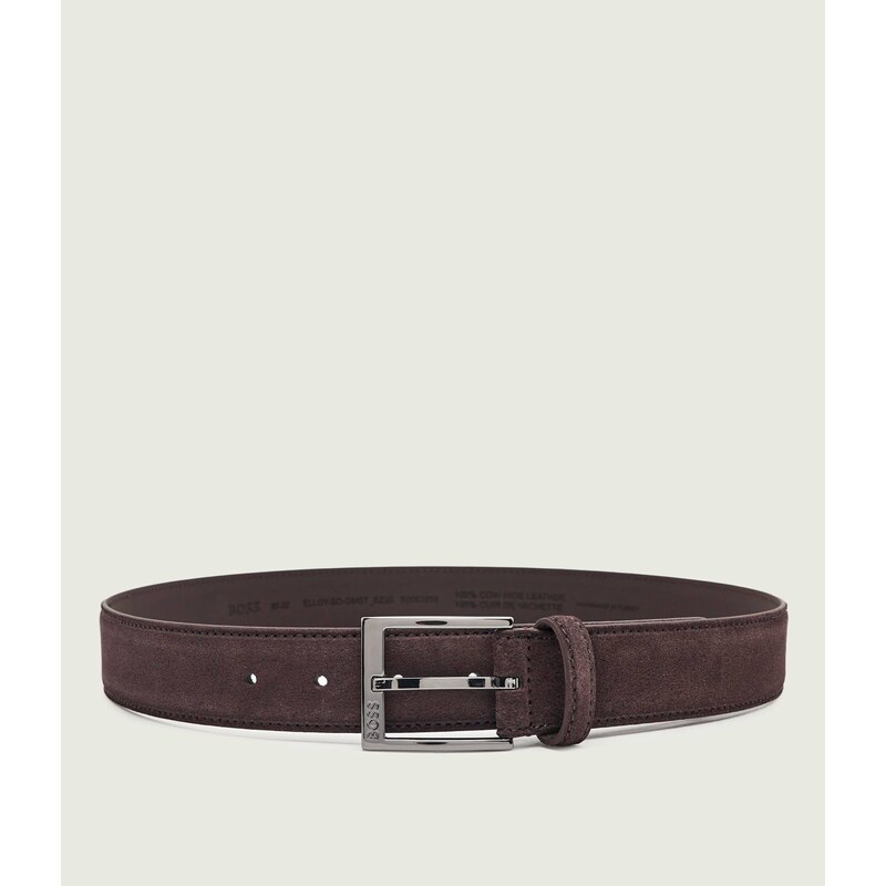 BOSS BLACK Opasek Elloy-Sd-GmSt_Sz35 | semiš