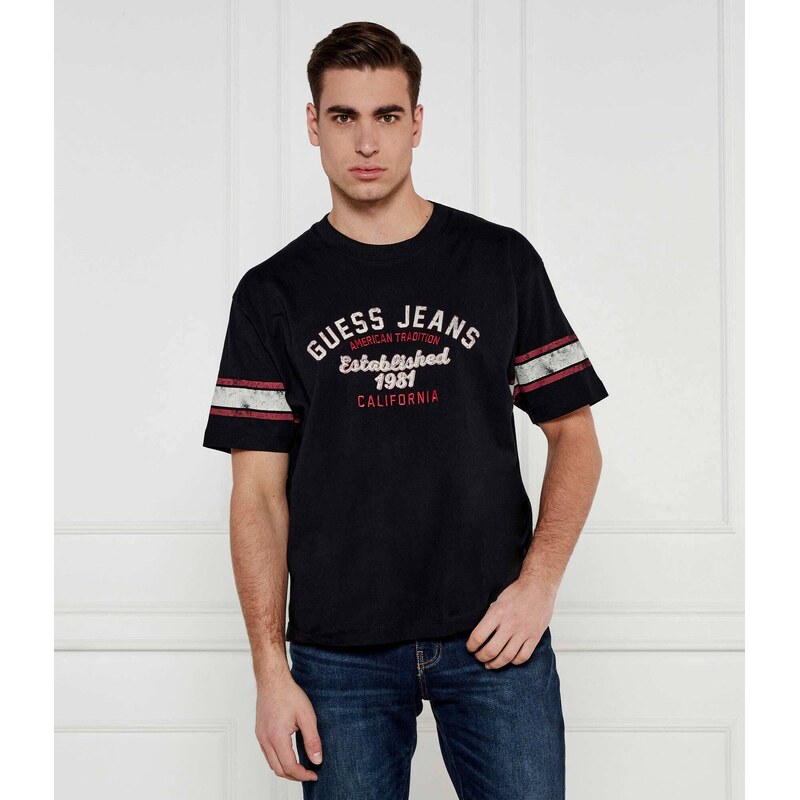 Guess Jeans Tričko VINTAGE | Oversize fit