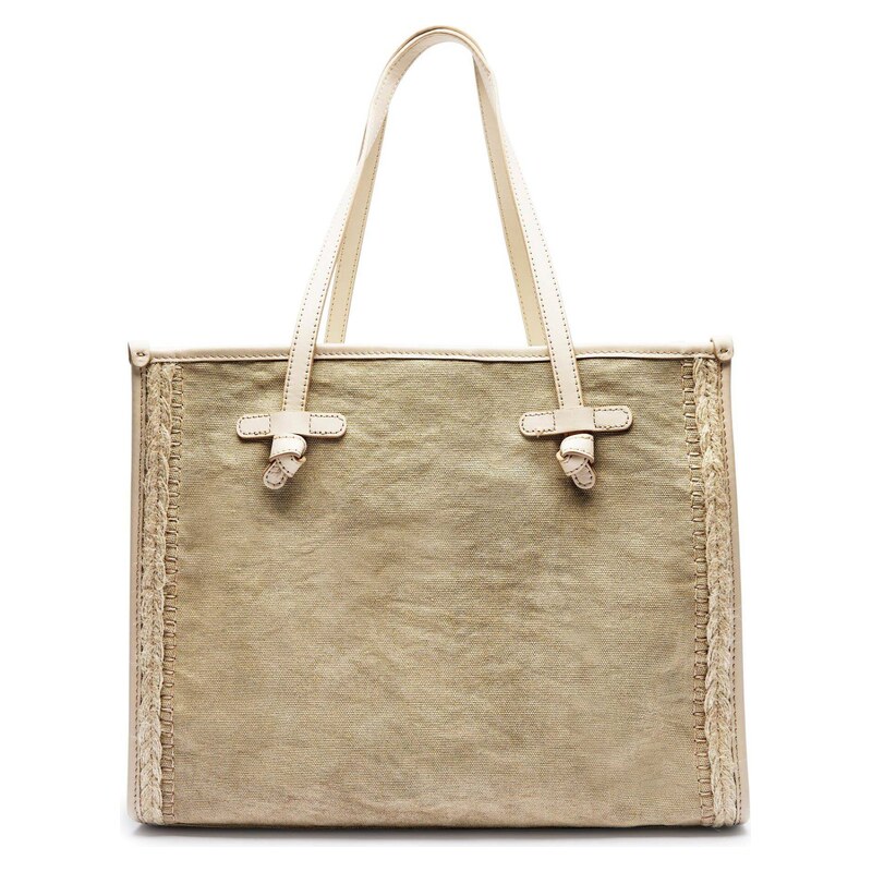 GIANNI CHIARINI Kabelka shopper Marcella s přídavkem kůže 102941855