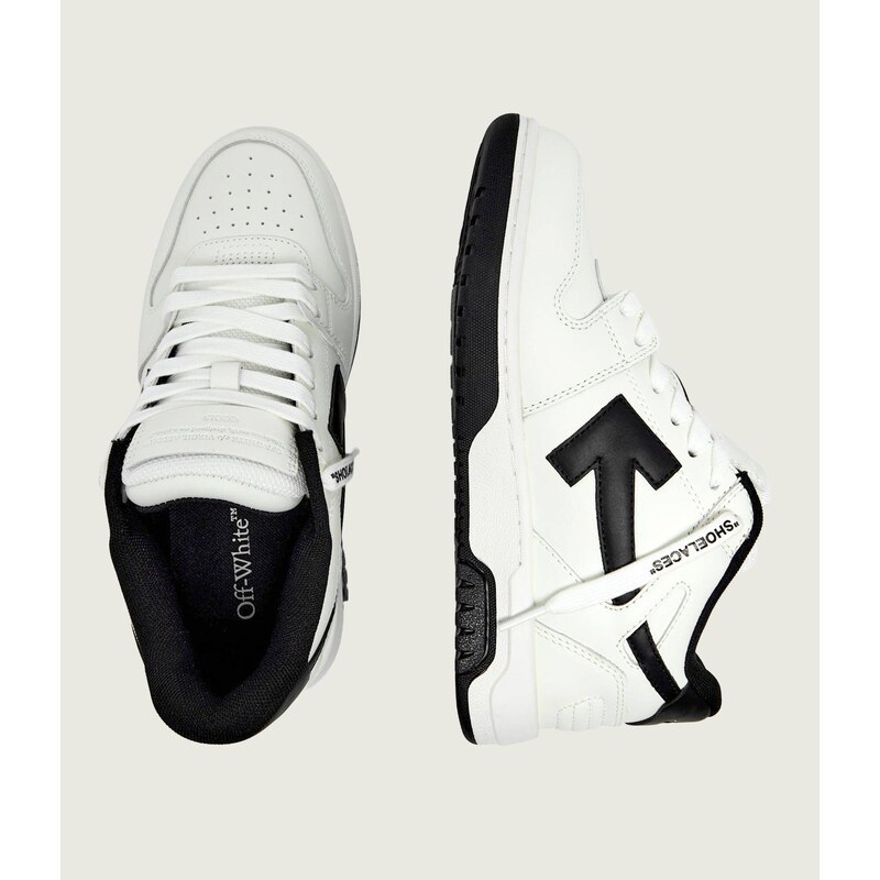 OFF-WHITE Kožené tenisky OUT OF OFFICE
