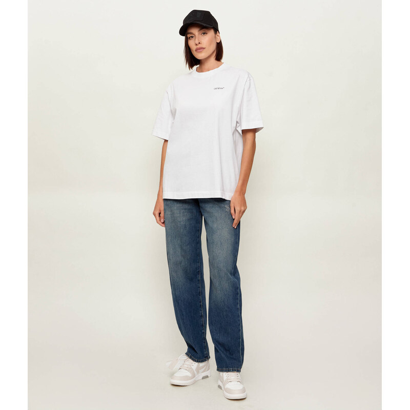 OFF-WHITE Kožené tenisky OUT OF OFFICE