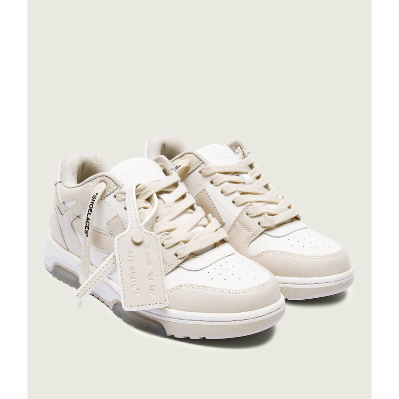 OFF-WHITE Kožené tenisky OUT OF OFFICE