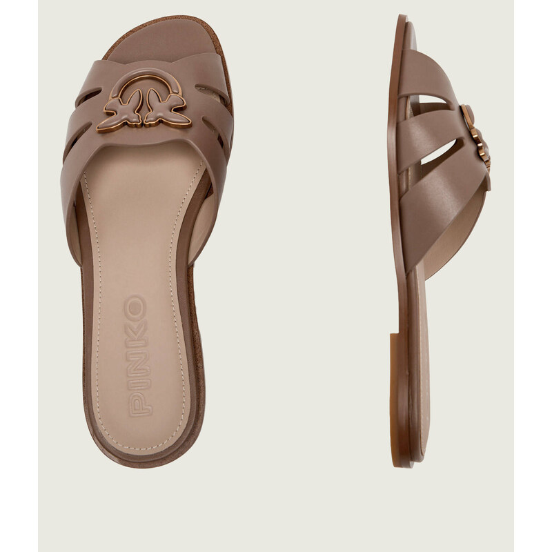 Pinko Kožené pantofle MILLY 04