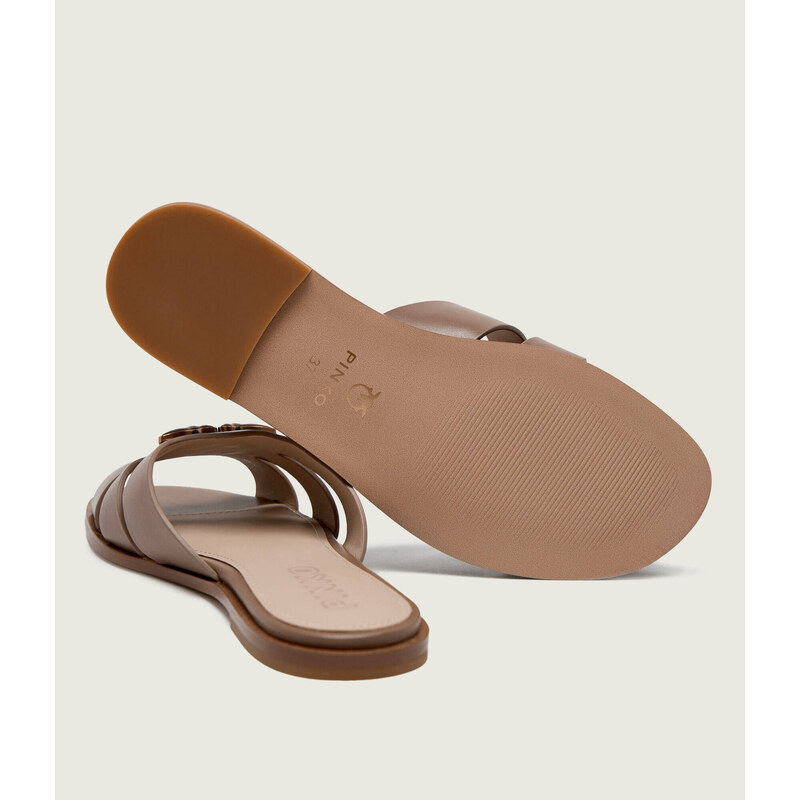 Pinko Kožené pantofle MILLY 04