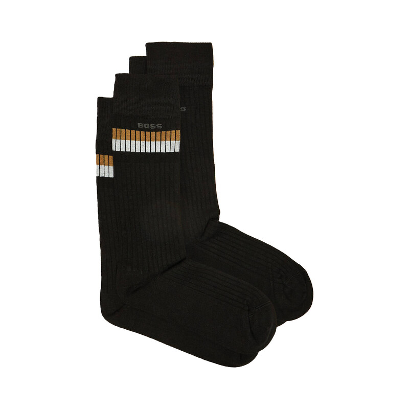 BOSS BLACK Ponožky 2-pack 2P RS Rib Ecovero
