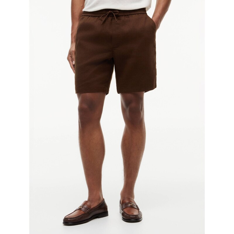 Tommy Hilfiger Lněné šortky DOVER | regular fit