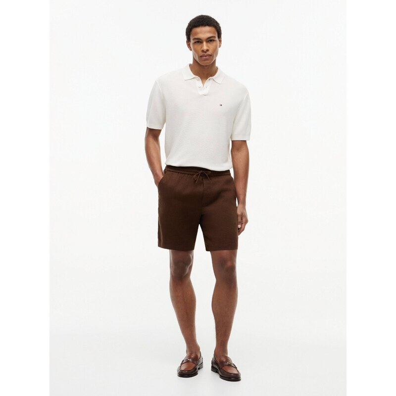 Tommy Hilfiger Lněné šortky DOVER | regular fit
