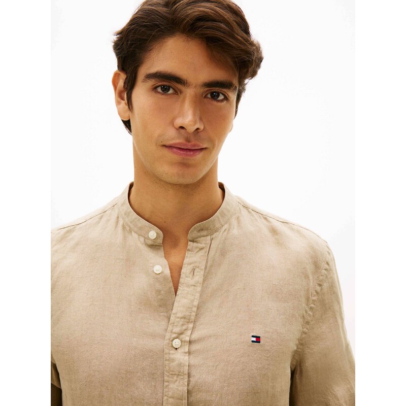 Tommy Hilfiger Lněná košile | Slim Fit