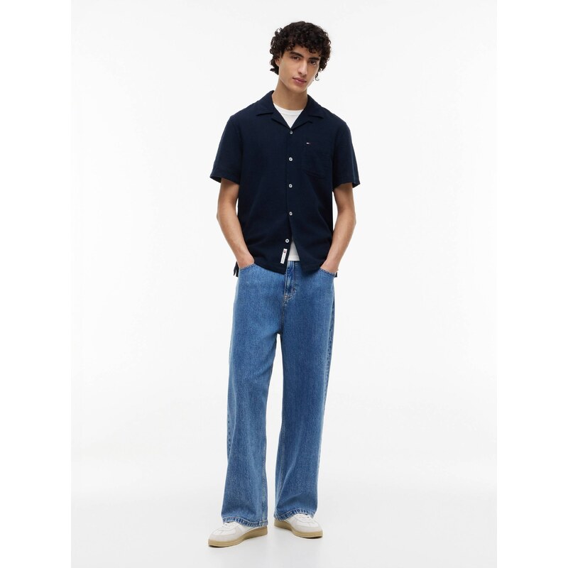 Tommy Jeans Lněná košile | regular fit