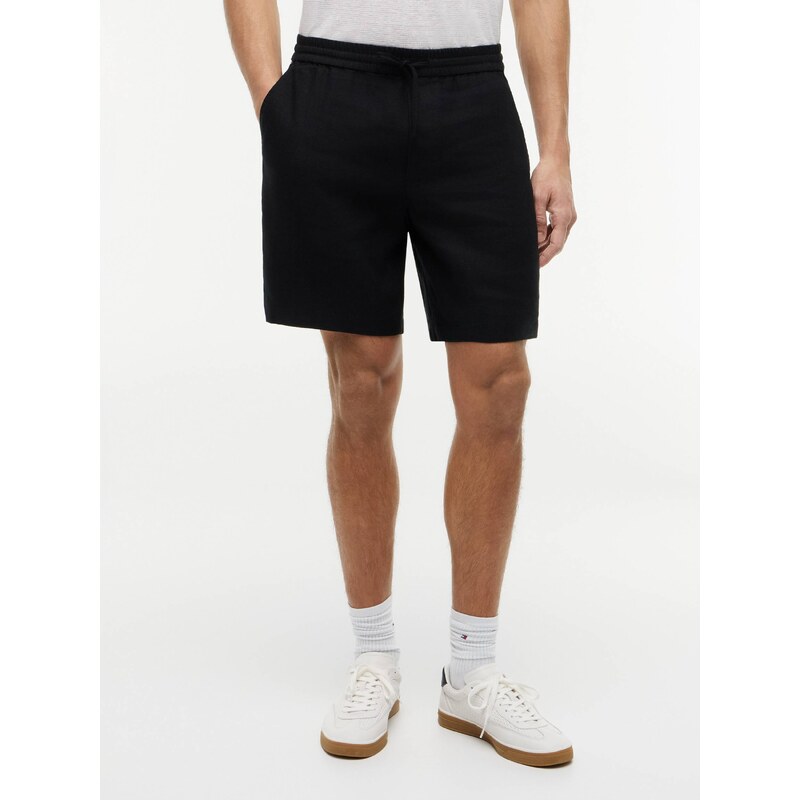 Tommy Hilfiger Lněné šortky DOVER | regular fit