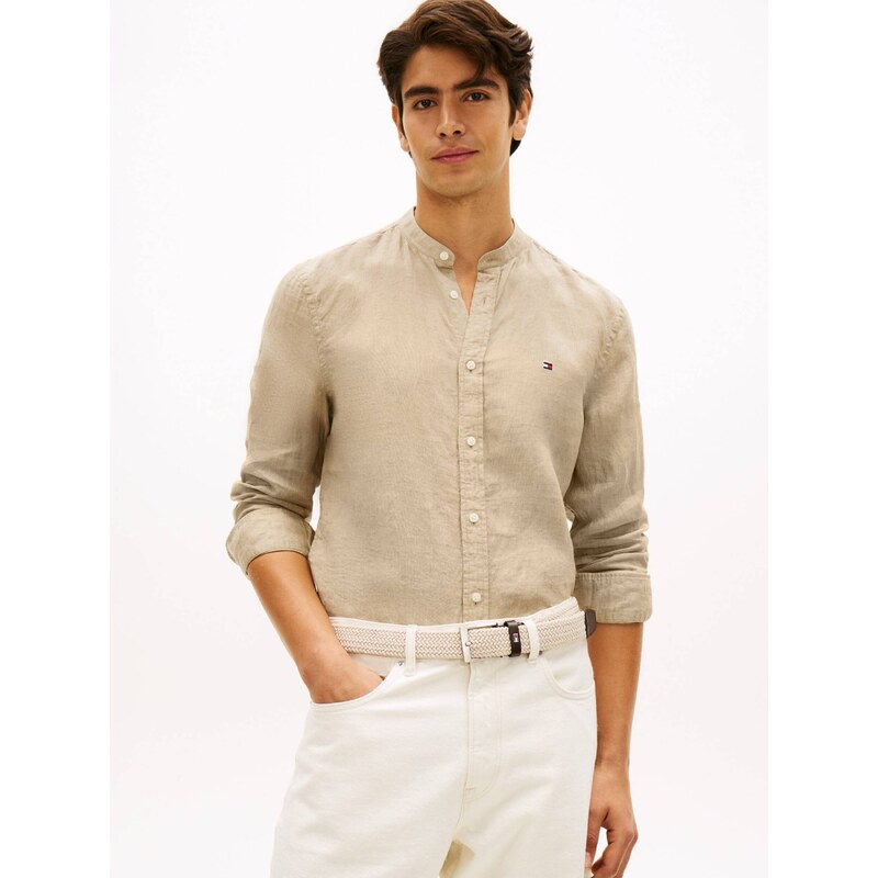 Tommy Hilfiger Lněná košile | Slim Fit