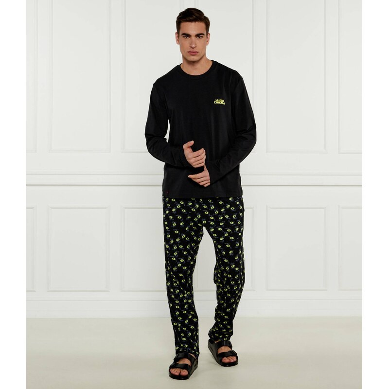 Hugo Bodywear Pyžamo Cinema Long Set | Relaxed fit