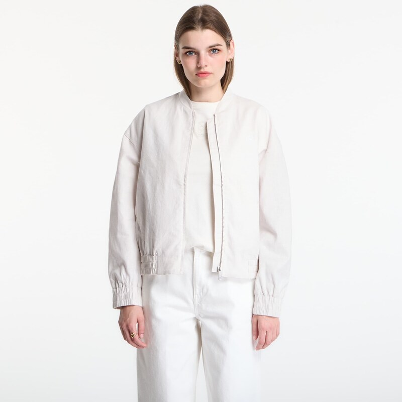 Vesta Calvin Klein Linen Bomber Jacket White Sand M 115646588