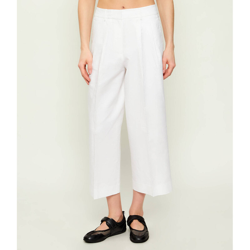 Michael Kors Lněné kalhoty | Loose fit