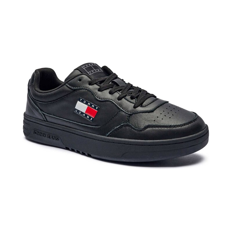 Tommy Jeans Kožené tenisky Tjm Cupsole