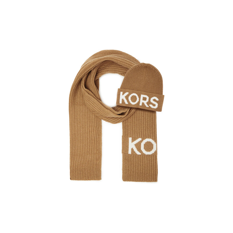 Michael Kors Šála + čepice | s příměsí vlny