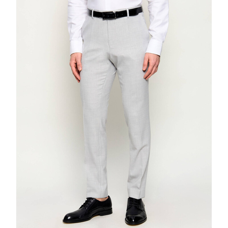 BOSS BLACK Oblek H-Huge-2Pcs-253 | Slim Fit | s příměsí vlny